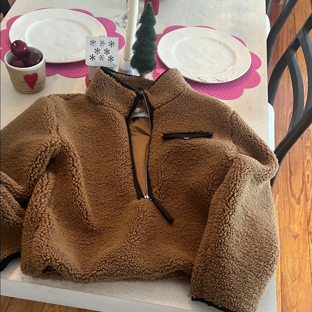 Pistola Tan Sherpa Jacket